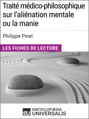cover image of Traité médico-philosophique sur l'aliénation mentale ou la manie de Philippe Pinel